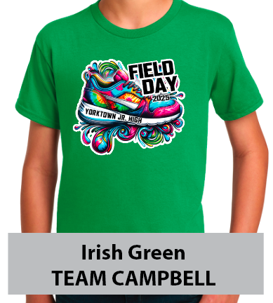 2025 Yorktown Jr. High Field Day shirt
