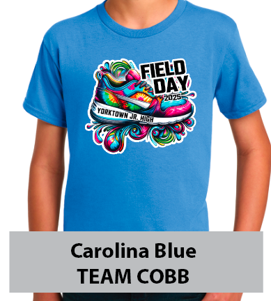 2025 Yorktown Jr. High Field Day shirt