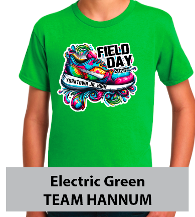 2025 Yorktown Jr. High Field Day shirt