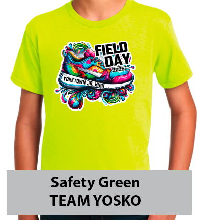 2025 Yorktown Jr. High Field Day shirt
