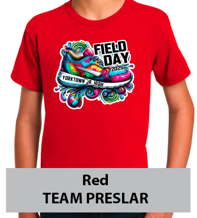 2025 Yorktown Jr. High Field Day shirt