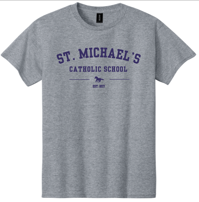 2026 - St. Michaels Sports Gray Spirit shirt