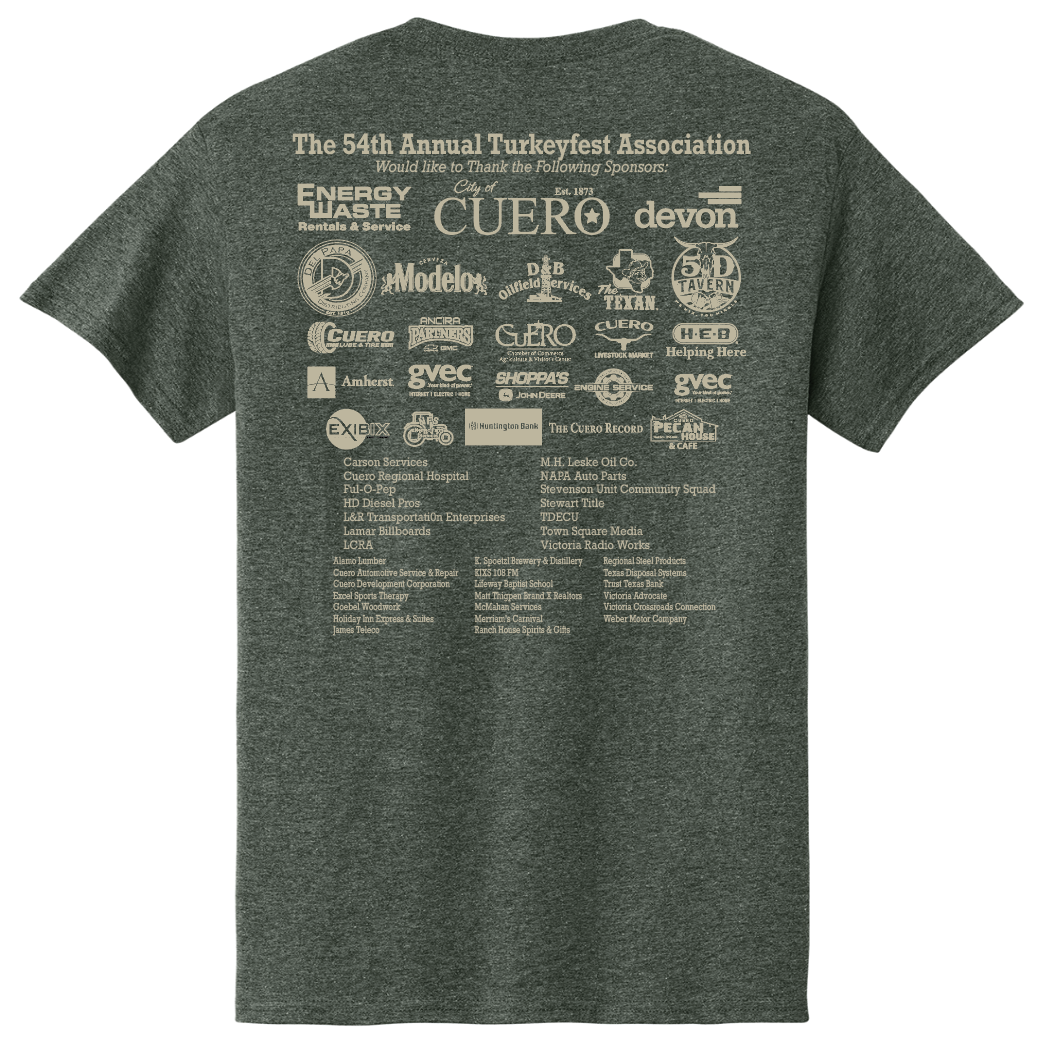 2026 - Cuero Turkeyfest Band Shirt