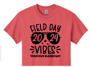 2024 Coral Silk - 2ND Grade Yorktown Elementary Field Day shirt