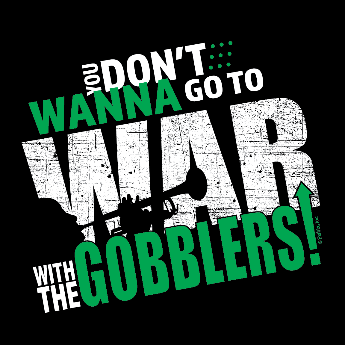 Cuero Gobblers WAR black