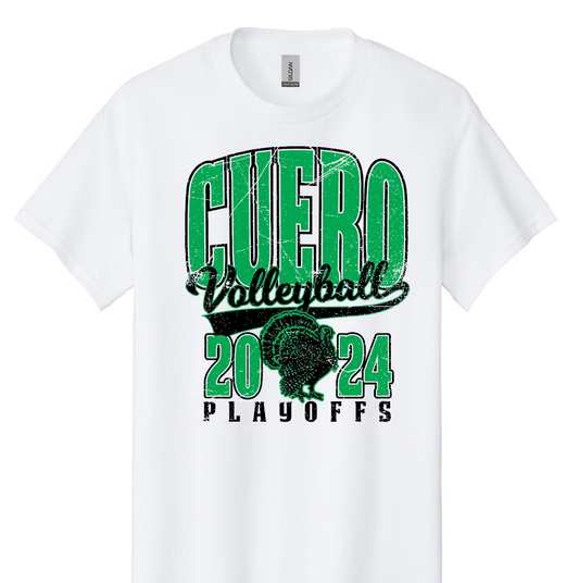 2024 - Cuero Lady Gobbler Volleyball Playoff Gear - White