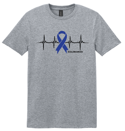 DeTar Colon Cancer Awareness Shirt Gray