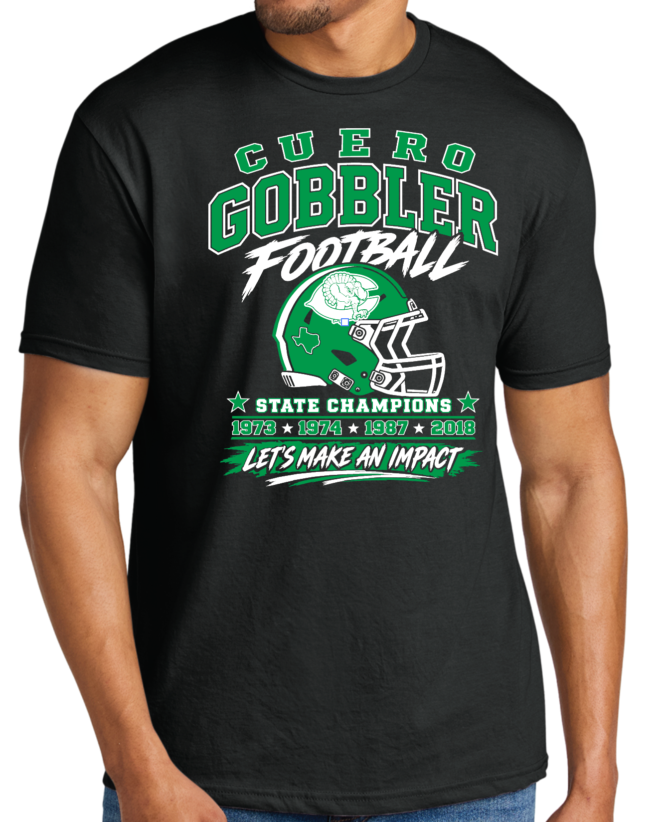 2026 - Cuero All Sports Booster Gobbler Football shirt - Black