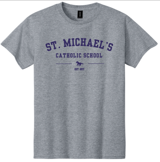 2026 - St. Michaels Sports Gray Spirit shirt