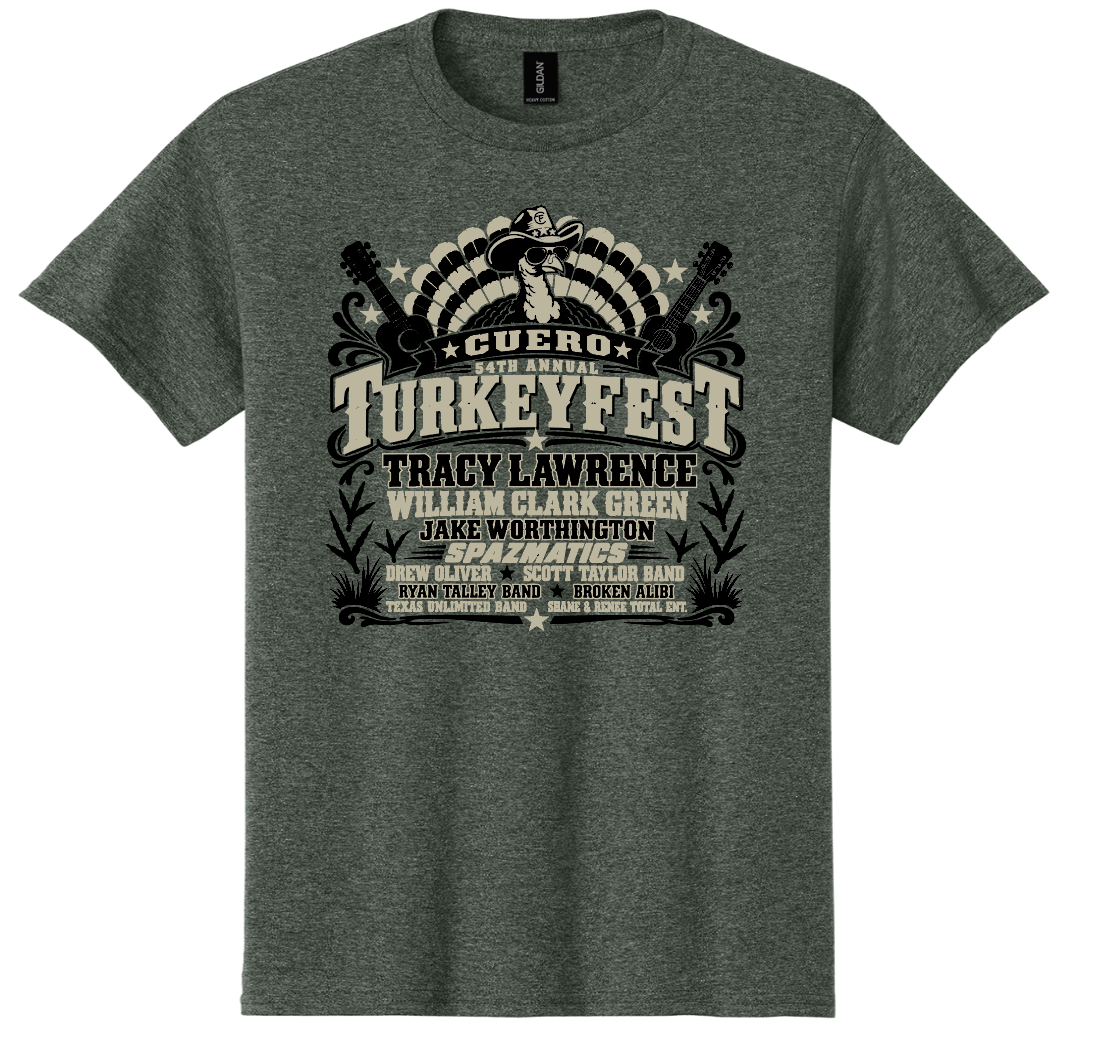 2026 - Cuero Turkeyfest Band Shirt