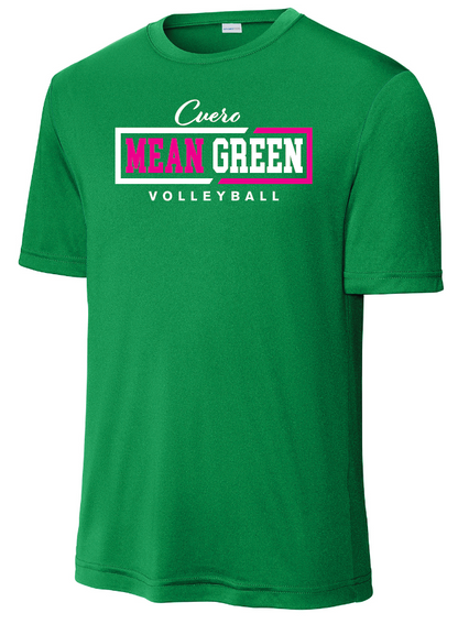 2025 - Mean Green Volleyball Green Shirt short sleeve