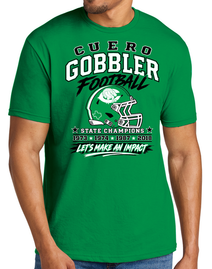 2026 - Cuero All Sports Booster Gobbler Football shirt - Black