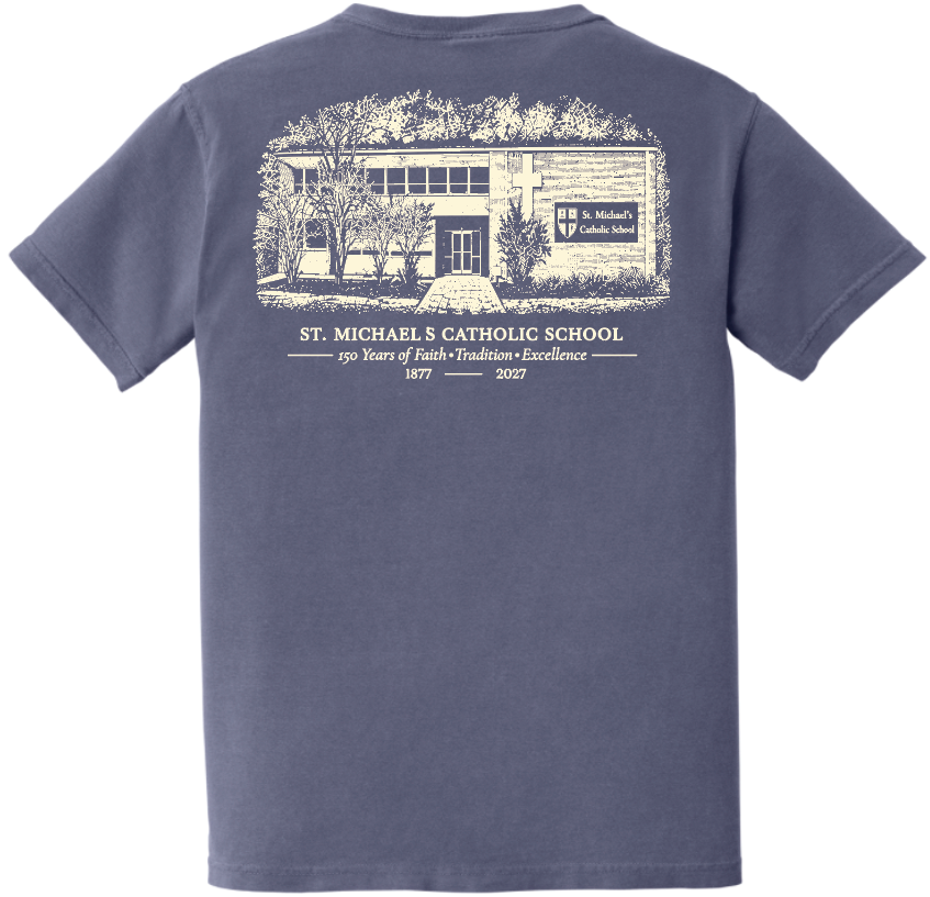 2026 - St. Michaels Sports Comfort Colors Purple Spirit shirt