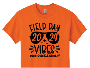 2024 safety orange - Pre-K3 Yorktown Elementary Field Day shirt