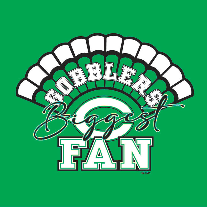 Biggest Fan Gobbler Spirit shirt – Exibix, Inc.